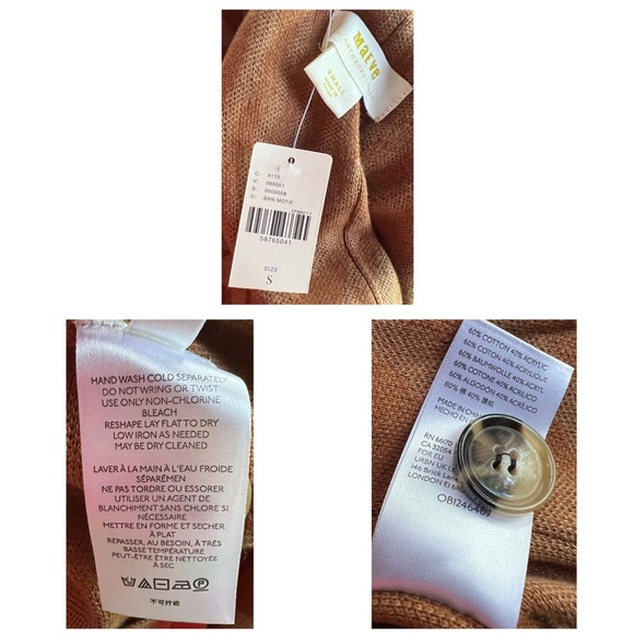 Anthropologie Ayla Sweater Coat S - Picture 13 of 13